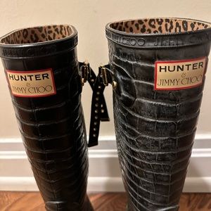 Hunter Jimmy Choo rain boots